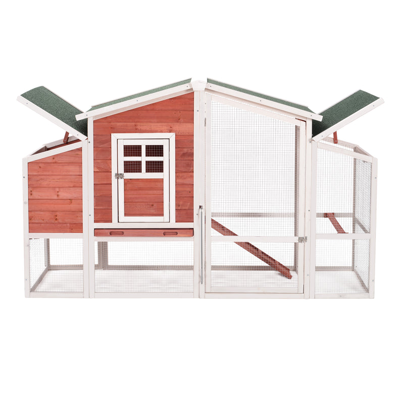 PET HOUSE Promotion! TOPMAX 77.9” Chicken Coop Rabbit - Image 14