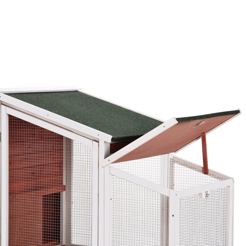 PET HOUSE Promotion! TOPMAX 77.9” Chicken Coop Rabbit - Image 15