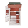 77.9-Inch Wooden Chicken Coop and Rabbit Hutch - Pet