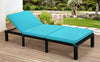 Patio Furniture Outdoor Adjustable PE Rattan Wicker Chaise Lounge Chair Sunbed