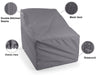 RaDEWAY Sectional Armless Chair Cover