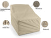 RaDEWAY Sectional Armless Chair Cover
